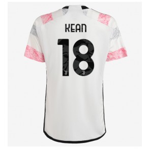 Maillot de foot Juventus Moise Kean #18 Extérieur 2023-24 Manches Courte